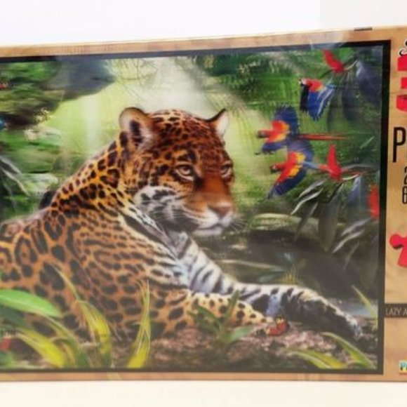 Lenticular 3D Leopard 500 pc Puzzle  NWT - Picture 6 of 11